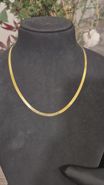 Gold Snake Chain 21KT - FKJCN21KM11860