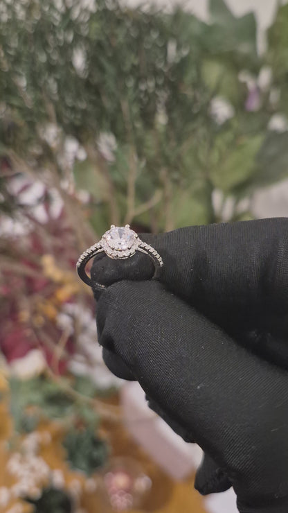 Sterling Silver 925 Bold Center Ring - FKJRNSL11028