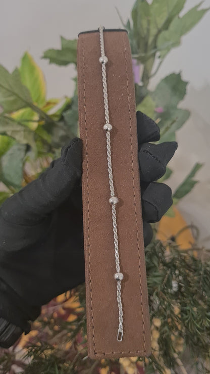 Sterling Silver 925 Sphere Bracelet - FKJBRLSL10658