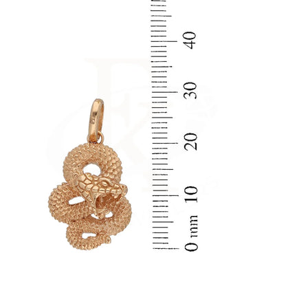 Rose Gold Necklace (Chain With Snake Pendant) 18Kt - Fkjnkl18K5463 Necklaces