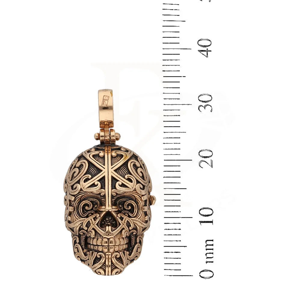 Rose Gold Skull Pendant 18Kt - Fkjpnd18K5458 Pendants