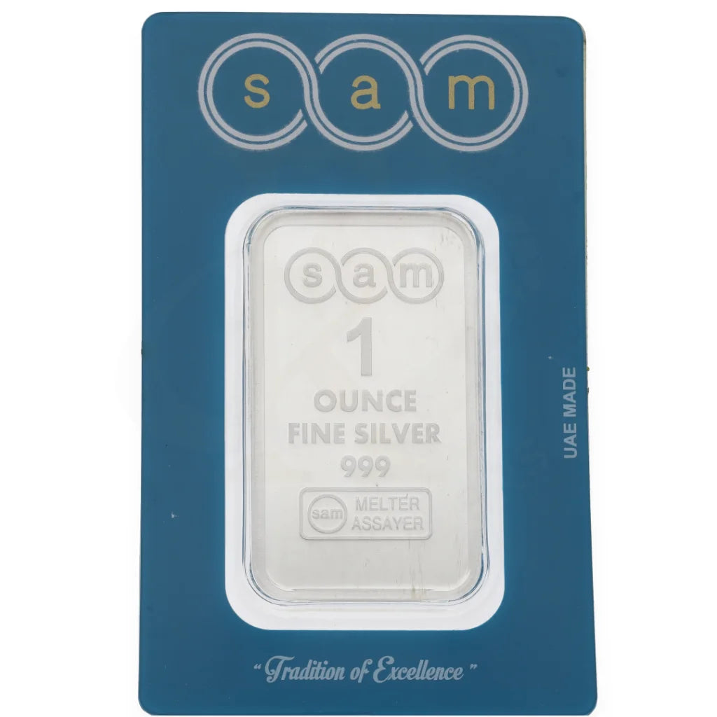 Sam Precious Metals 1 Ounce Silver Bar In 999 - Fkjgbrsl2216 Bars