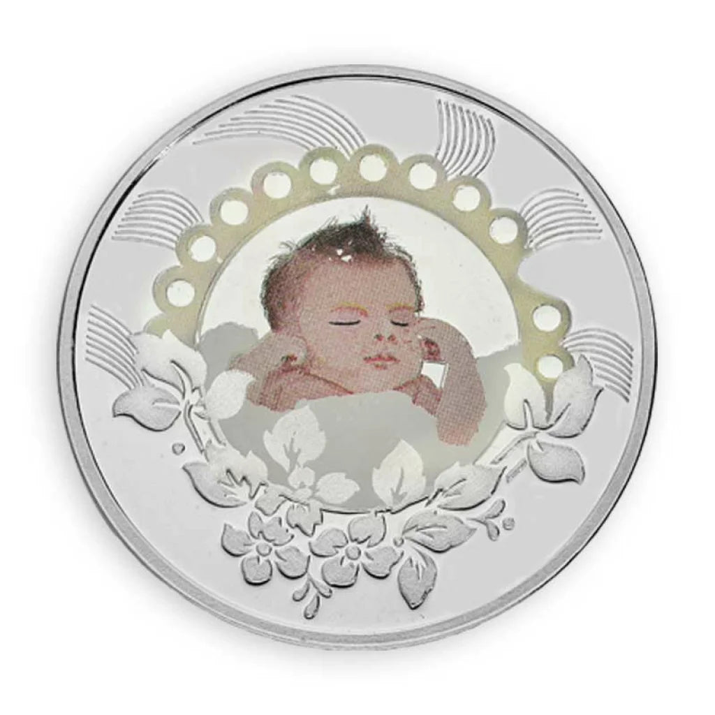 Silver 20 Grams Baby And Teddy Bear Coin In Fine 999 - Fkjconsl3109 Bars