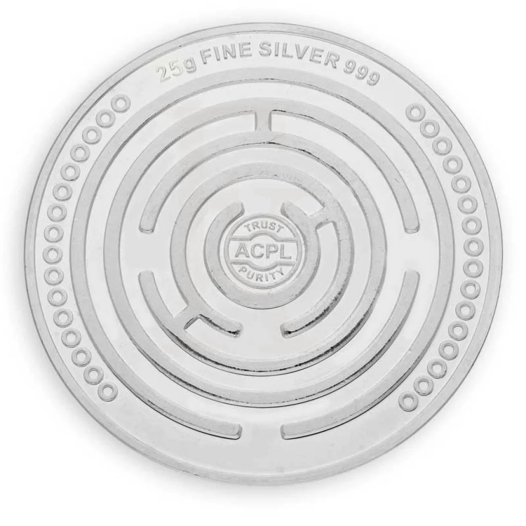 Silver 25 Grams Birthday Cake Coin In Fine 999 - Fkjconsl3119 Bars