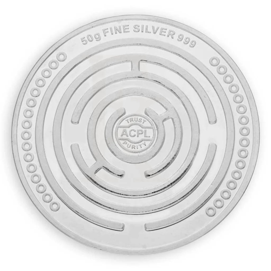 Silver 50 Grams Birthday Cake Coin In Fine 999 - Fkjconsl3105 Bars