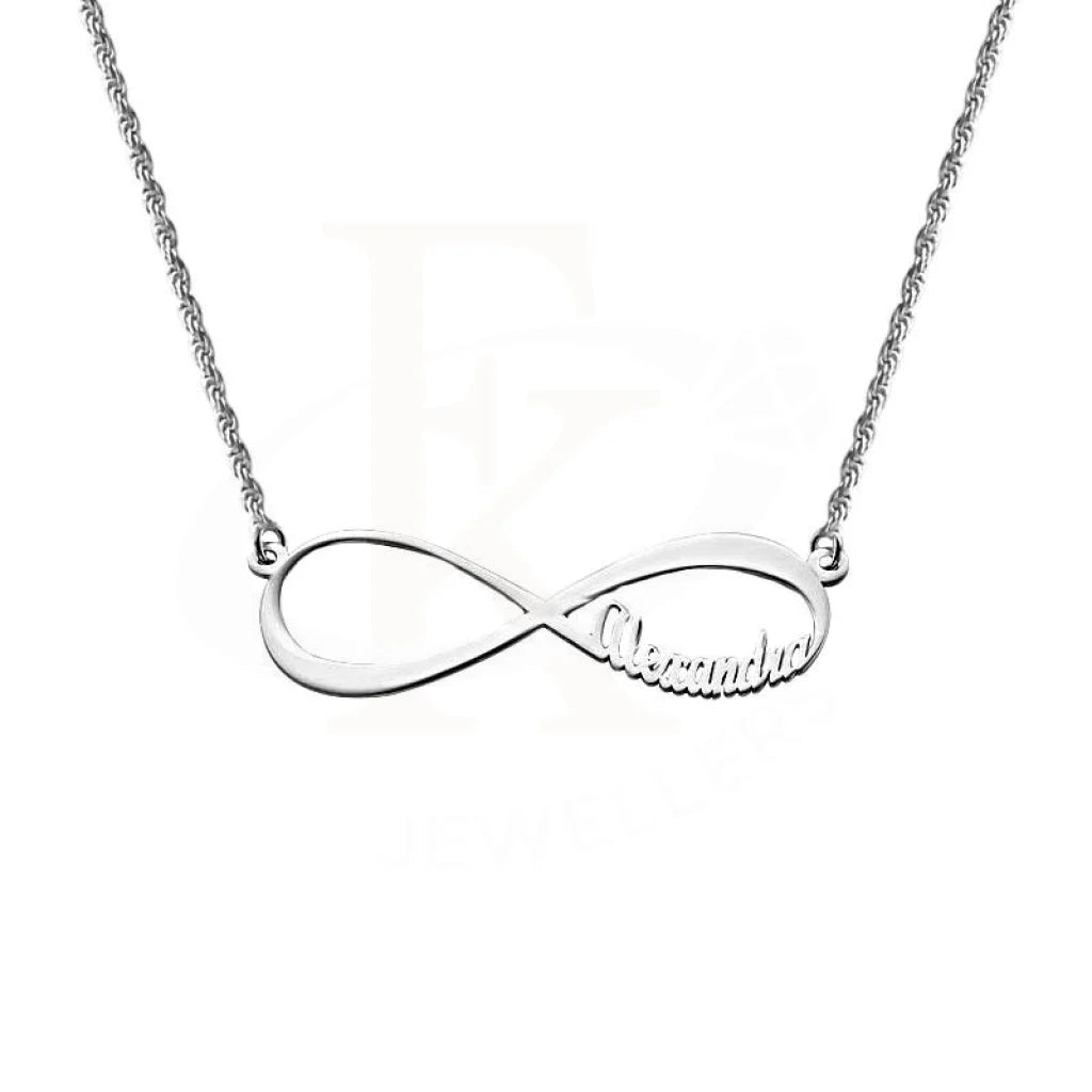 Silver 925 Infinity Name Necklace - Fkjnkl1929 Type 1 Necklaces
