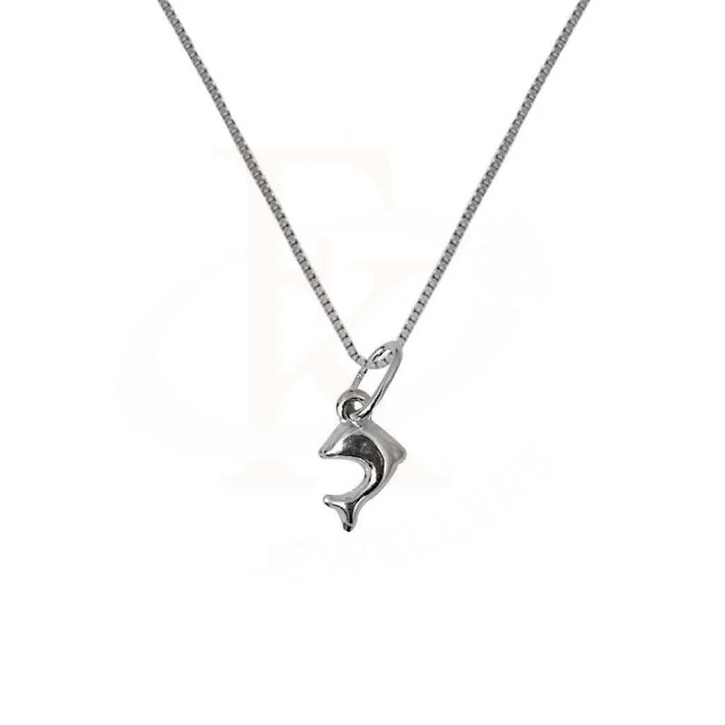 Silver 925 Necklace (Chain With Dolphin Pendant) - Fkjnkl1866 Necklaces