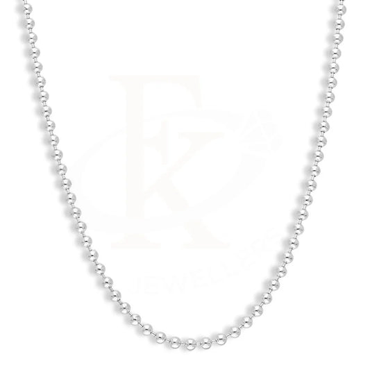 Italian Silver 925 20 Inches Beads Chain - Fkjcnsl2414 Chains