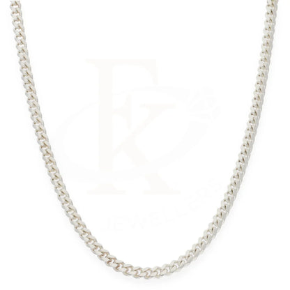 Sterling Silver 925 19 Inches Curb Chain - Fkjcnsl8126 Chains