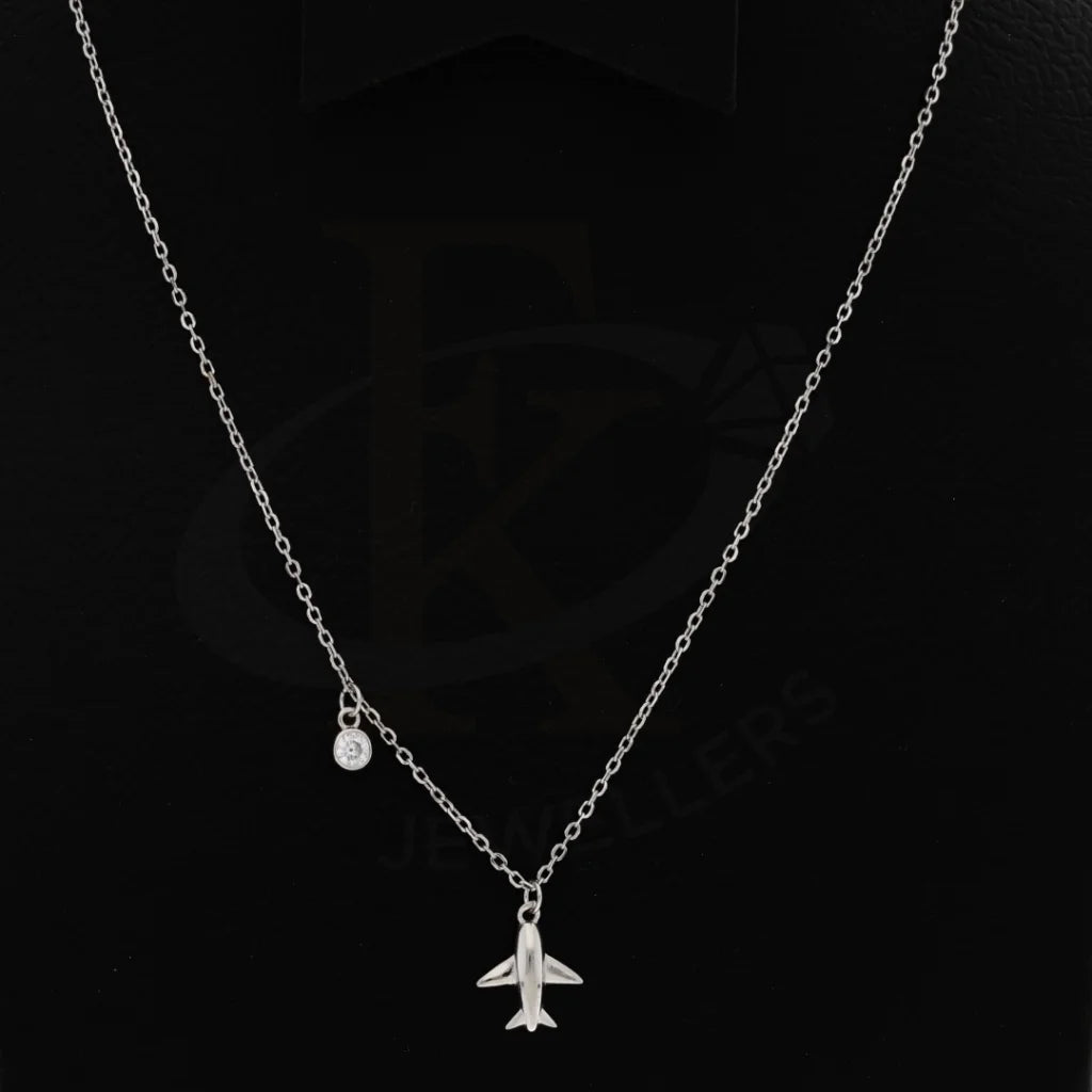 Sterling Silver 925 Airplane Charm Necklace - Fkjnklsl5885 Necklaces