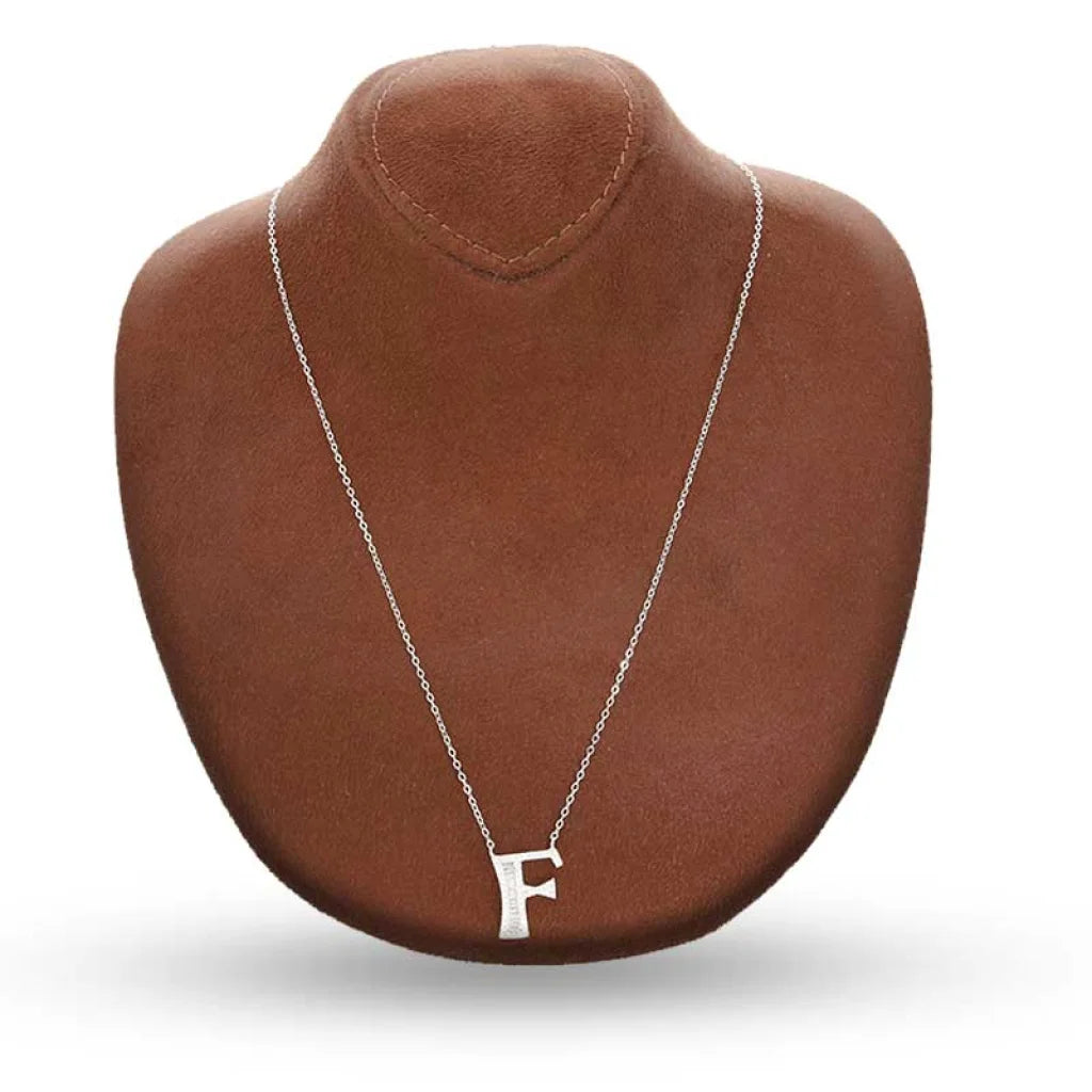 Sterling Silver 925 Alphabet Necklace - Fkjnklsl2946 Necklaces