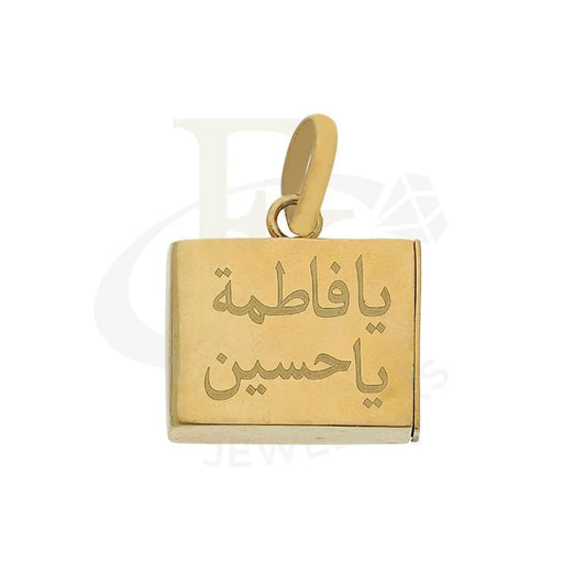 Italian Silver 925 Baby Gold Plated Taweez Amulet Pendant - Fkjpndsl2308 Pendants