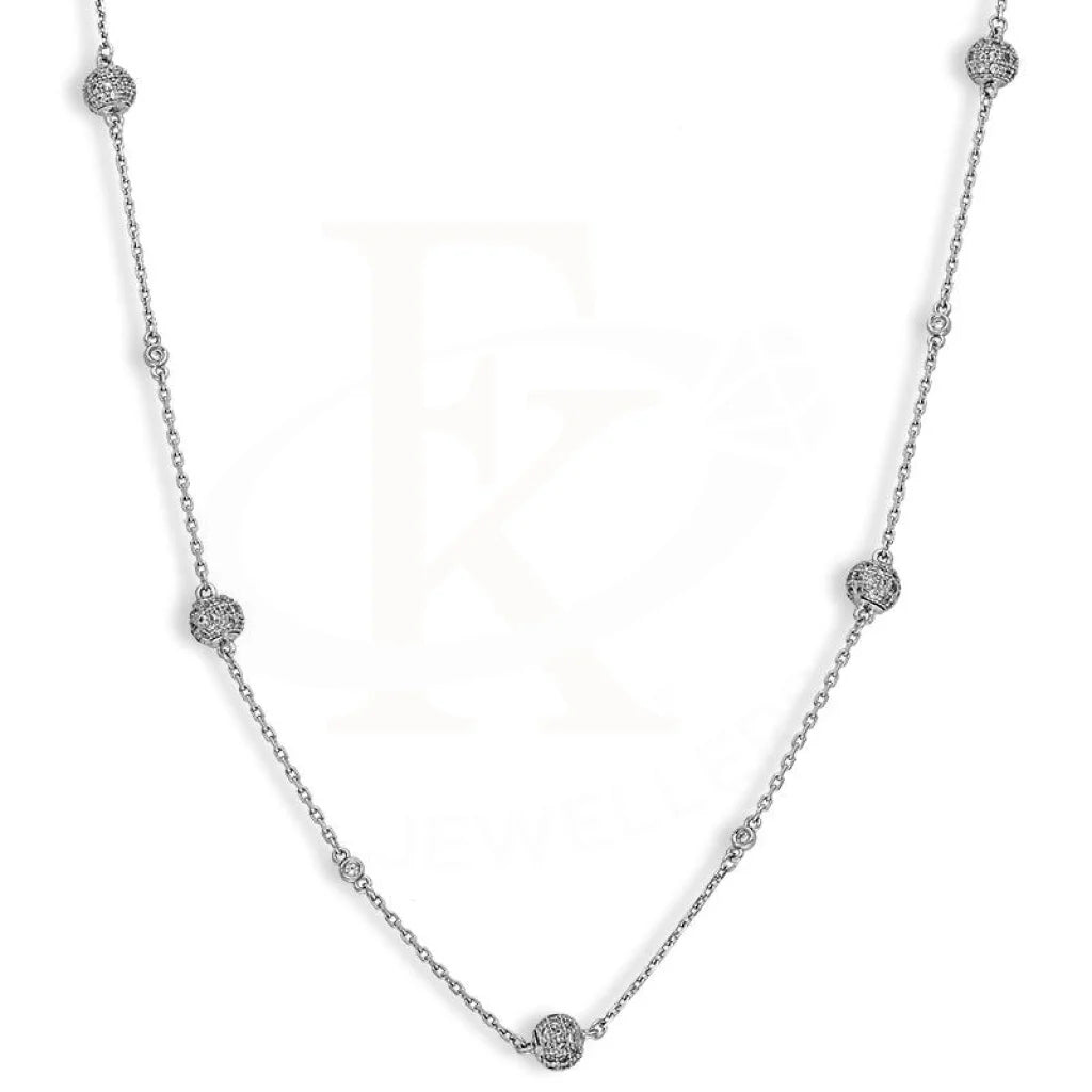 Italian Silver 925 Ball Necklace - Fkjnklsl2668 Necklaces