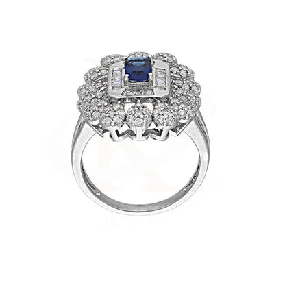 Italian Silver 925 Blue Solitaire Ring - Fkjrnsl3508 Rings