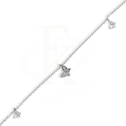 Sterling Silver 925 Butterflies Anklet - Fkjanklsl2013 Anklets