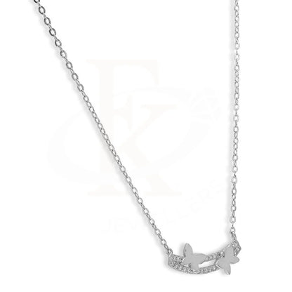 Italian Silver 925 Butterfly Necklace - Fkjnklsl2677 Necklaces