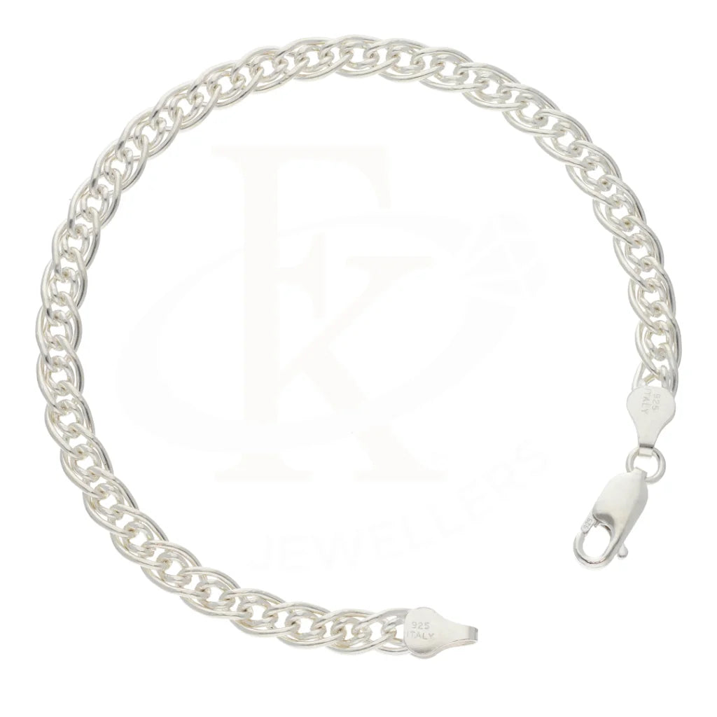 Sterling Silver 925 Charm Curb Link Bracelet - Fkjbrlsl8636 Bracelets