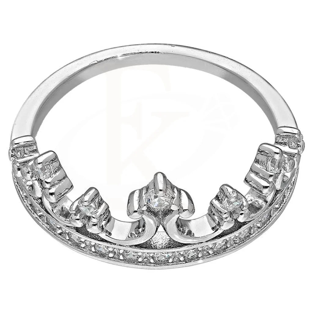 Italian Silver 925 Crown Shaped Ring - Fkjrnsl2936 Rings