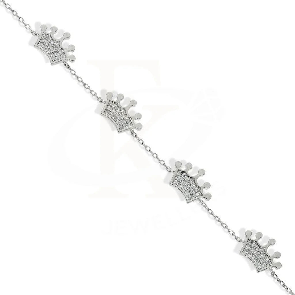 Italian Silver 925 Crowns Bracelet - Fkjbrlsl2320 Bracelets