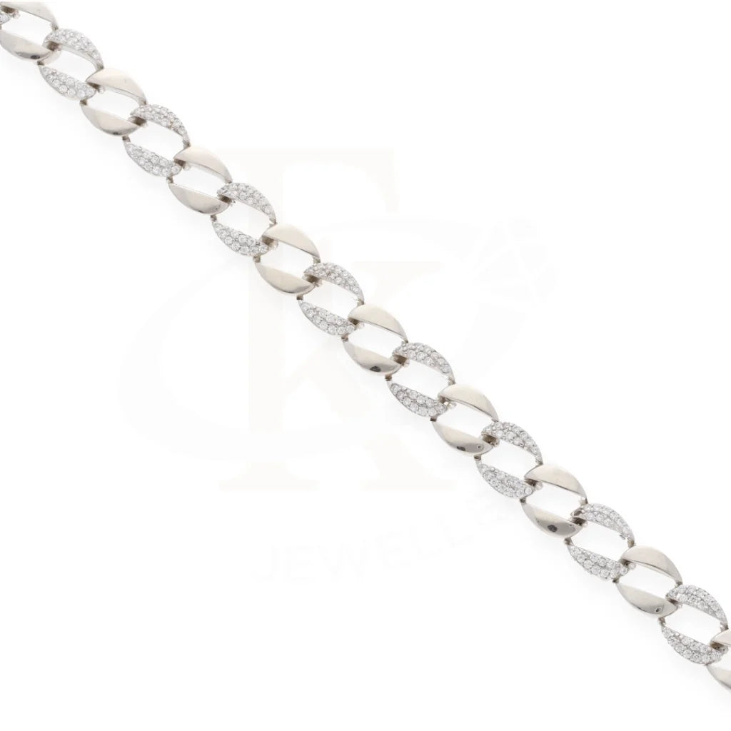 Sterling Silver 925 Cuban Link Chain Bracelet - Fkjbrlsl8063 Bracelets