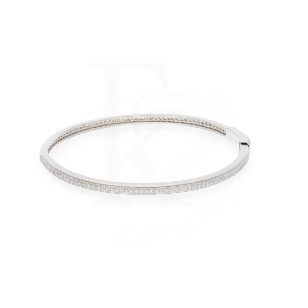 Sterling Silver 925 Cubic Zirconia Bangle - Fkjbngsl7918 Bangles