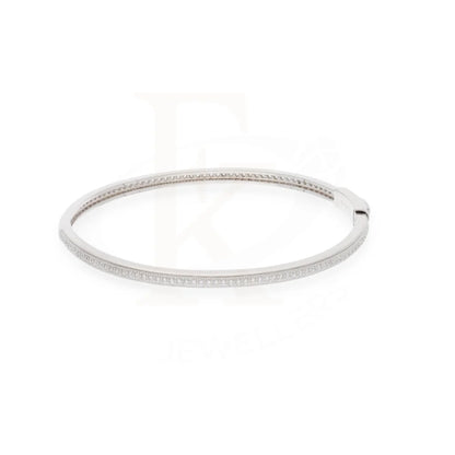 Sterling Silver 925 Cubic Zirconia Bangle - Fkjbngsl7918 Bangles