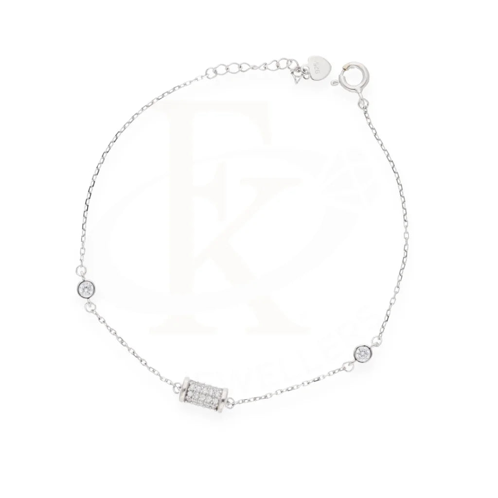 Sterling Silver 925 Cubic Zirconia Bracelet - Fkjbrlsl8081 Bracelets