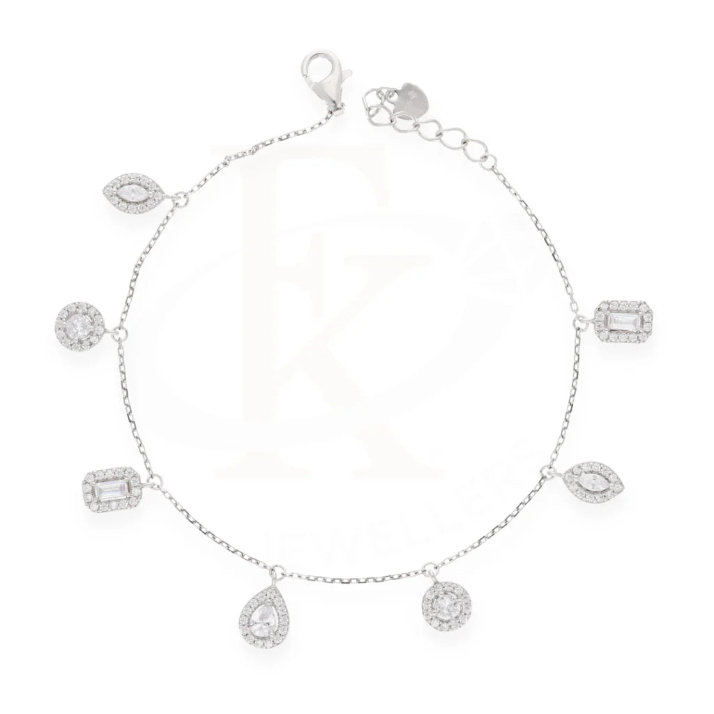 Sterling Silver 925 Cubic Zirconia Bracelet - Fkjbrlsl8082 Bracelets