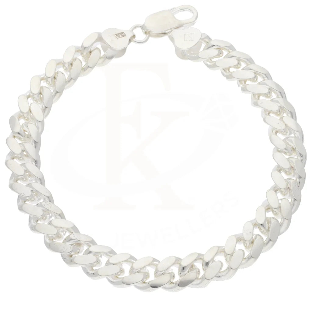 Sterling Silver 925 Curb Link Chains Bracelet - Fkjbrlsl8640 Bracelets