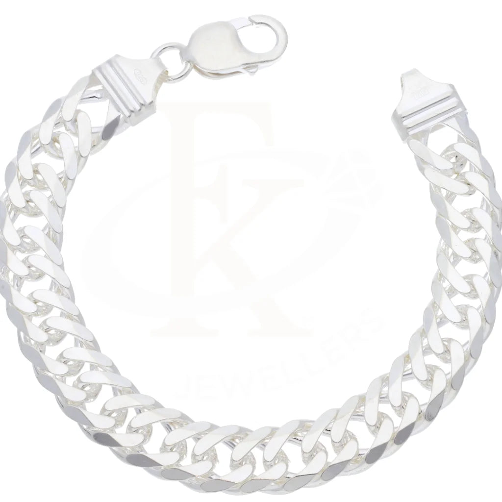 Sterling Silver 925 Double Link Chains Bracelet - Fkjbrlsl8645 Bracelets