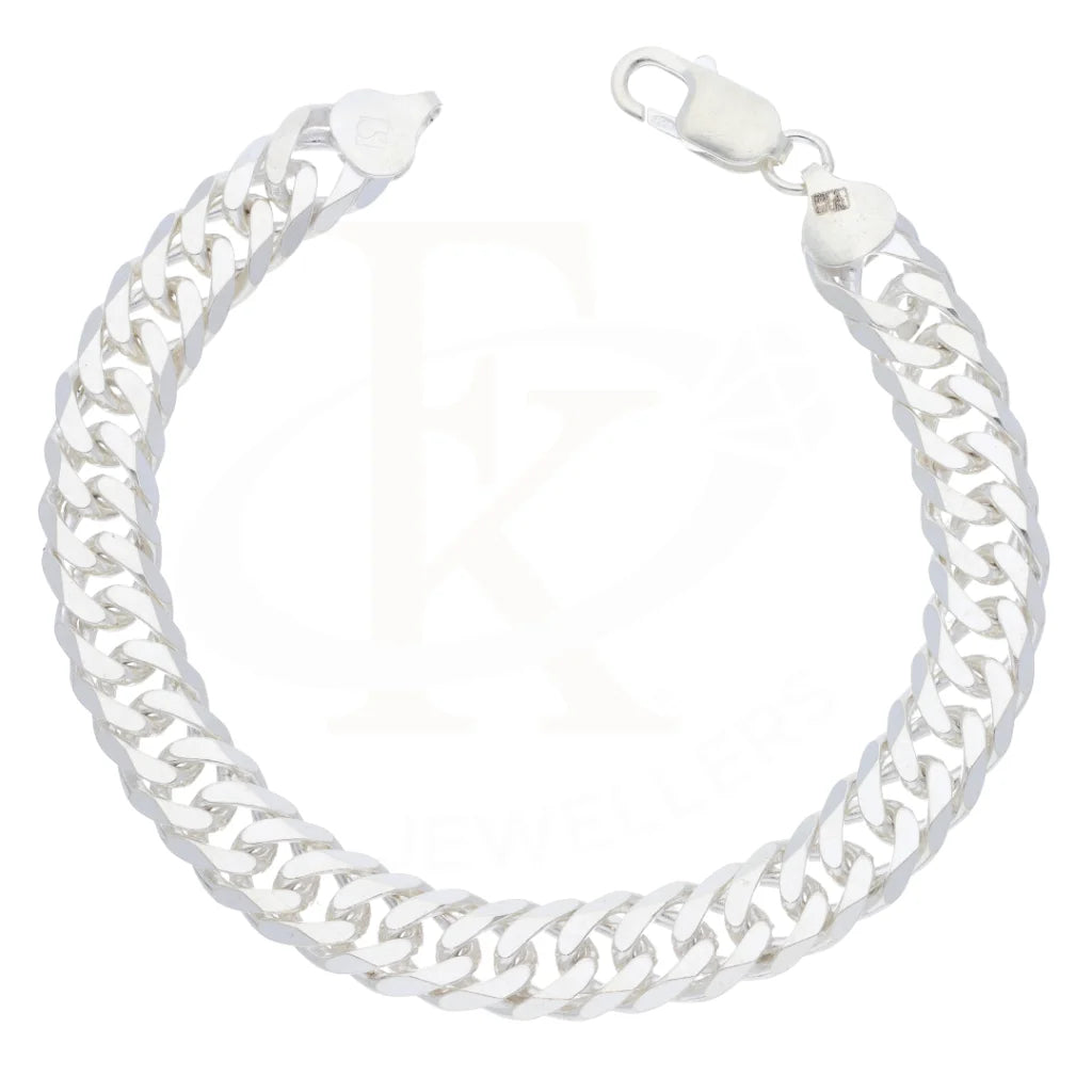 Sterling Silver 925 Double Link Chains Bracelet - Fkjbrlsl8648 Bracelets