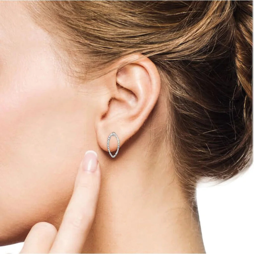 Italian Silver 925 Earrings - Fkjernsl2267