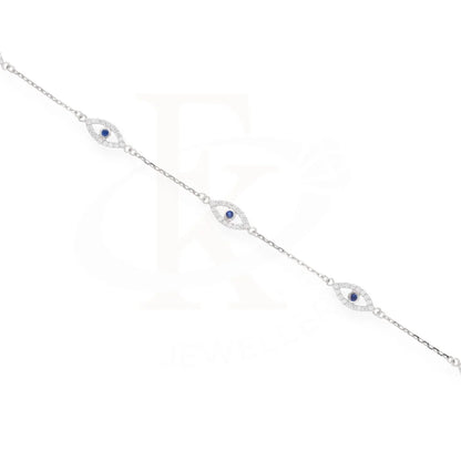 Sterling Silver 925 Evil Eye Shaped Bracelet - Fkjbrlsl8083 Bracelets