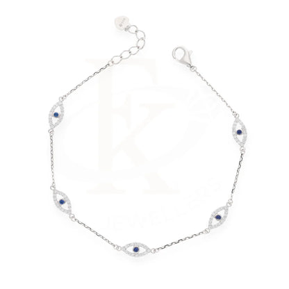 Sterling Silver 925 Evil Eye Shaped Bracelet - Fkjbrlsl8083 Bracelets