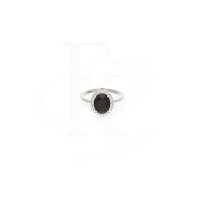 Sterling Silver 925 Faceted Black Topaz Mens Solitaire Ring - Fkjrnsl8290 Rings