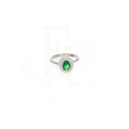 Sterling Silver 925 Faceted Green Topaz Mens Solitaire Ring - Fkjrnsl8276 Rings