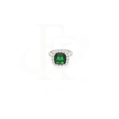 Sterling Silver 925 Faceted Green Topaz Mens Solitaire Ring - Fkjrnsl8278 Rings