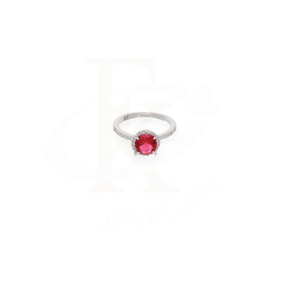 Sterling Silver 925 Faceted Red Topaz Mens Solitaire Ring - Fkjrnsl8269 Rings