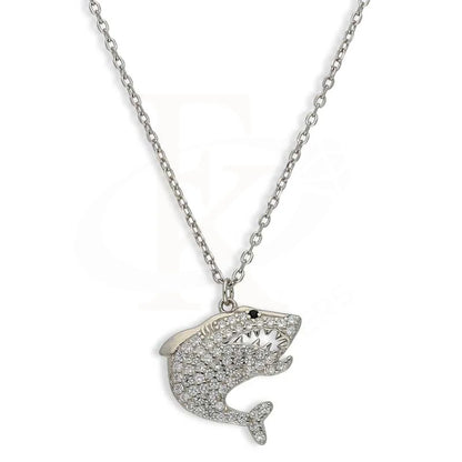 Sterling Silver 925 Fish Necklace - Fkjnklsl3024 Necklaces