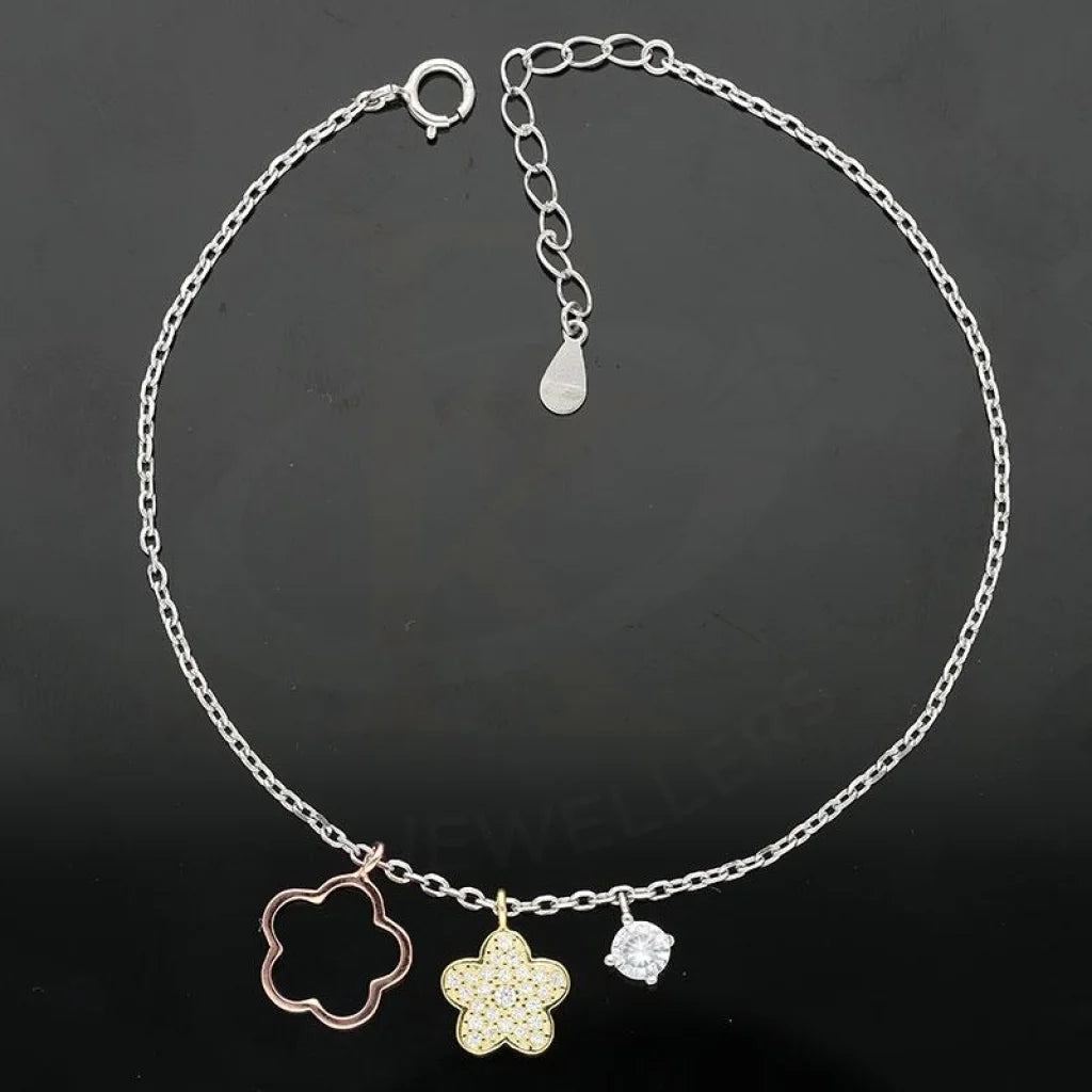 Italian Silver 925 Flower Bracelet - Fkjbrlsl2341 Bracelets