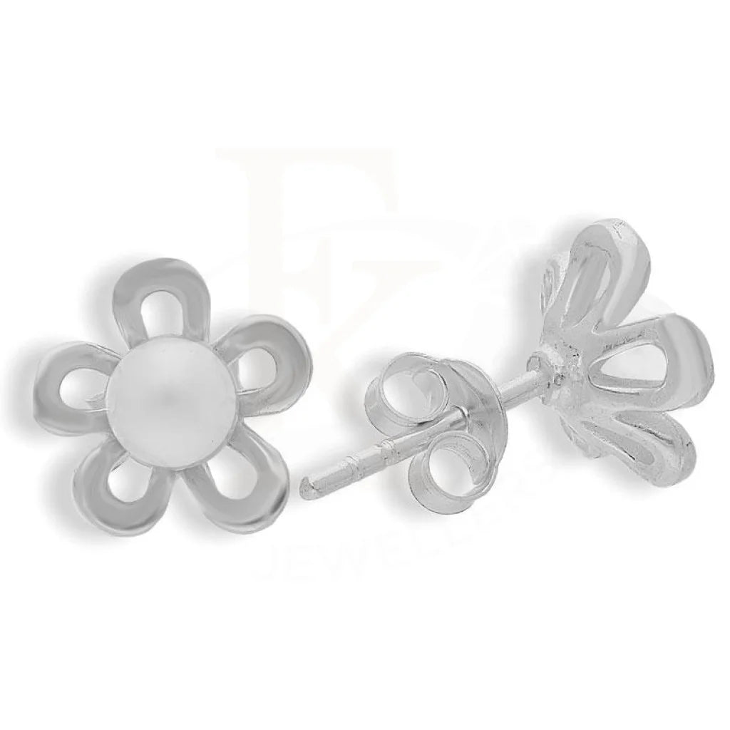 Italian Silver 925 Flower Earrings - Fkjernsl2191