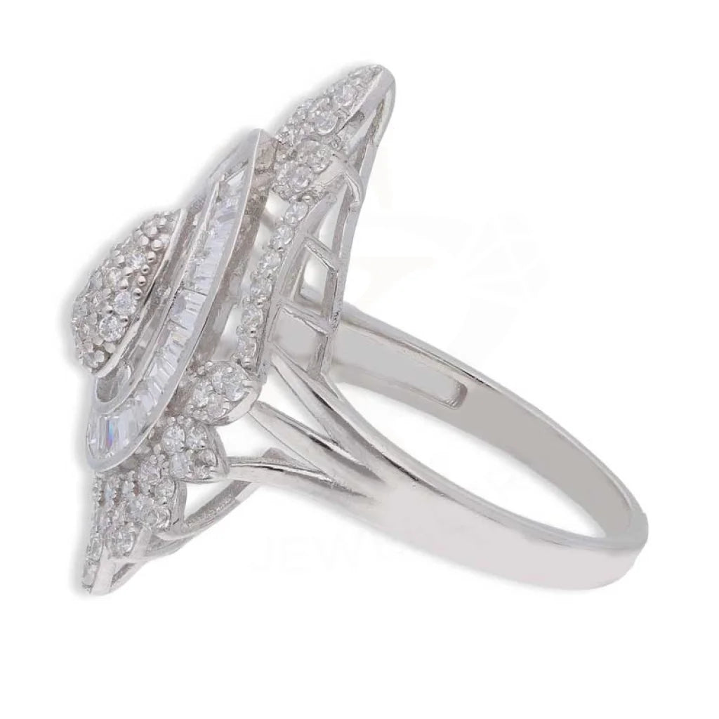 Sterling Silver 925 Flower Shaped Ring - Fkjrnsl3650 Rings