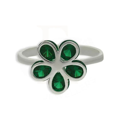 Sterling Silver 925 Flower Shaped Ring - Fkjrnsl3775 Rings