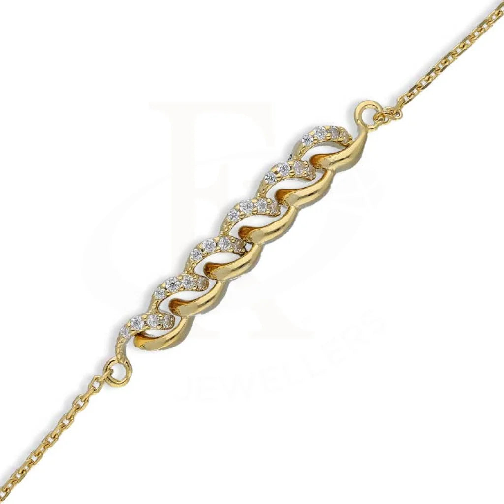 Sterling Silver 925 Gold Plated Bracelet - Fkjbrlsl2825 Bracelets