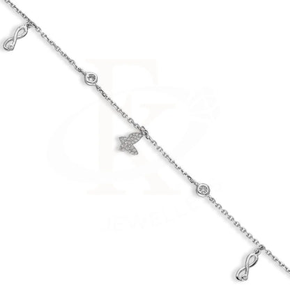 Italian Silver 925 Hanging Butterfly And Infinity Bracelet - Fkjbrlsl2618 Bracelets