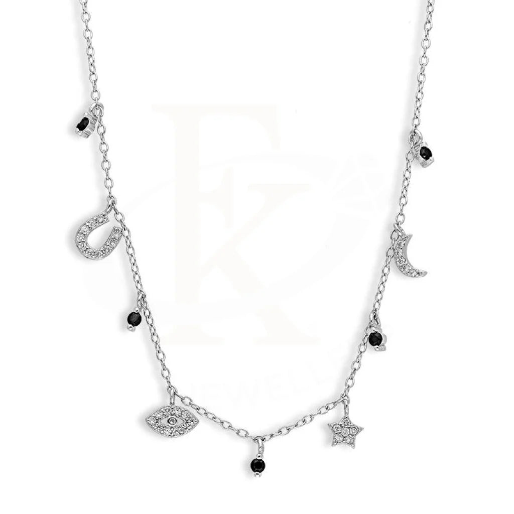 Italian Silver 925 Hanging Charm Necklace - Fkjnklsl2643 Necklaces