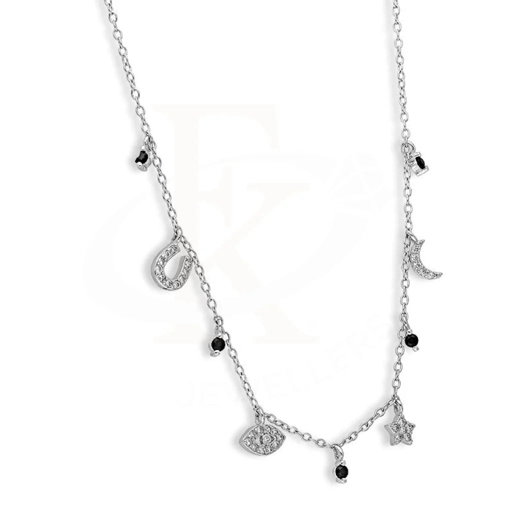 Italian Silver 925 Hanging Charm Necklace - Fkjnklsl2643 Necklaces