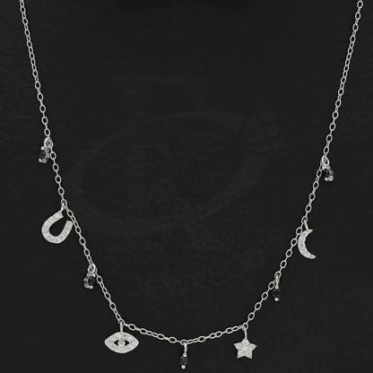 Italian Silver 925 Hanging Charm Necklace - Fkjnklsl2643 Necklaces