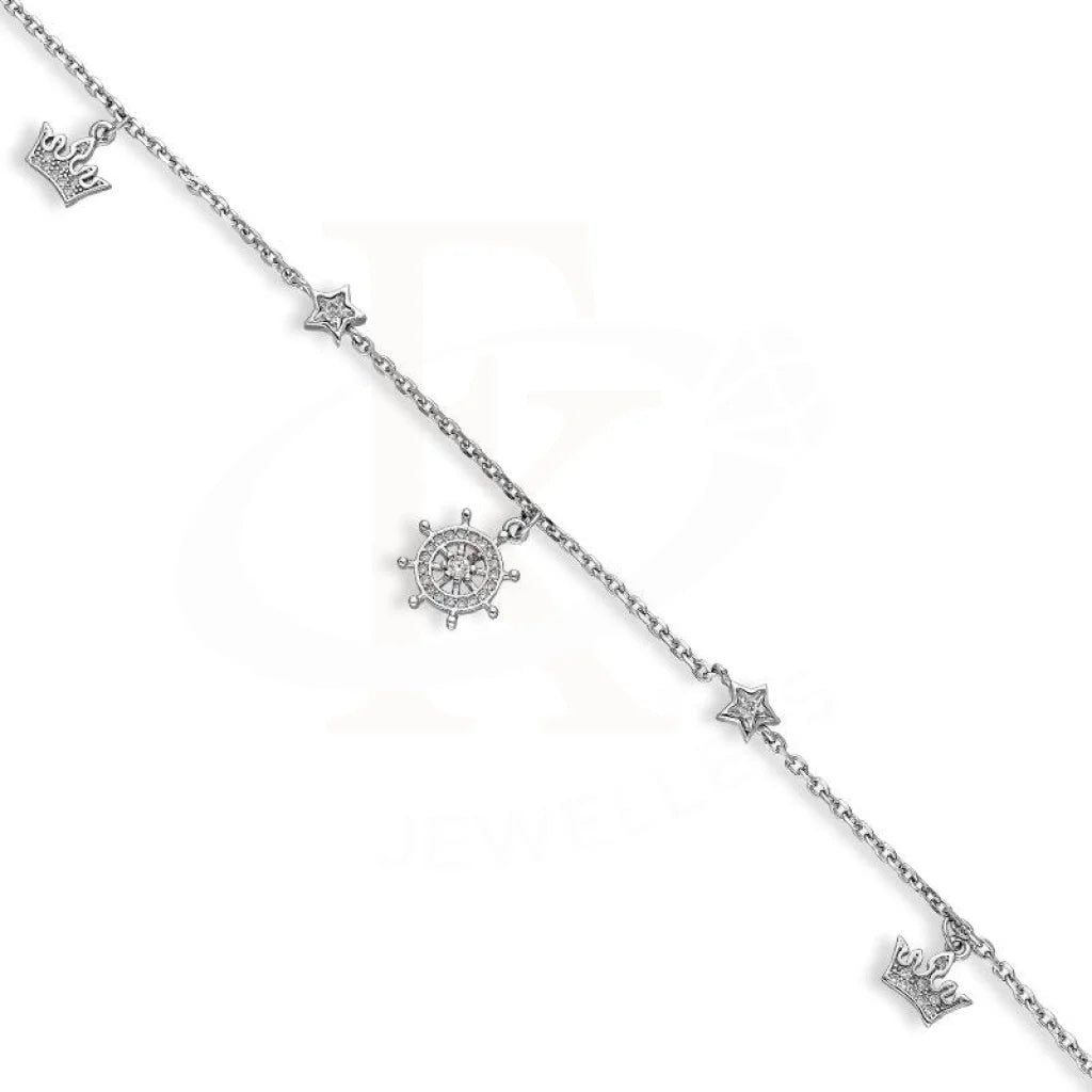 Italian Silver 925 Hanging Charms Bracelet - Fkjbrlsl2617 Bracelets