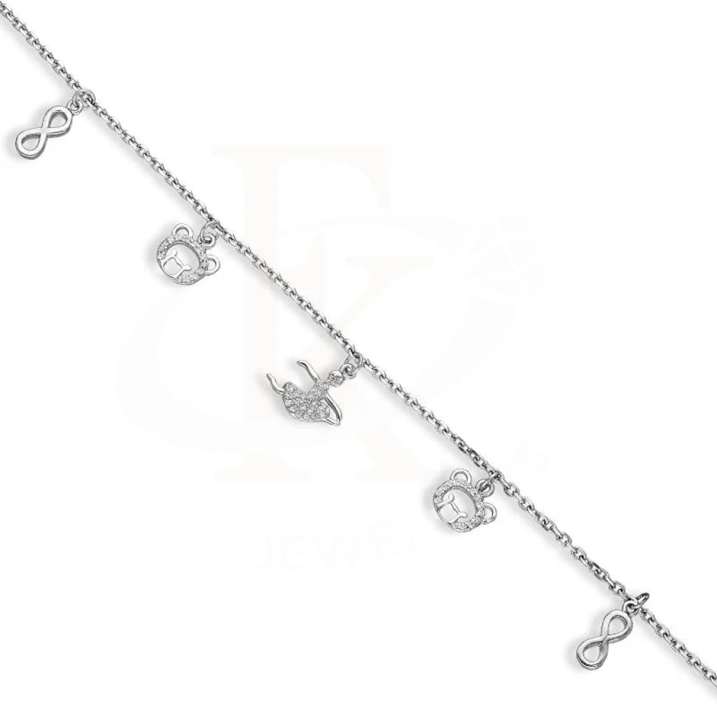 Italian Silver 925 Hanging Charms Bracelet - Fkjbrlsl2619 Bracelets